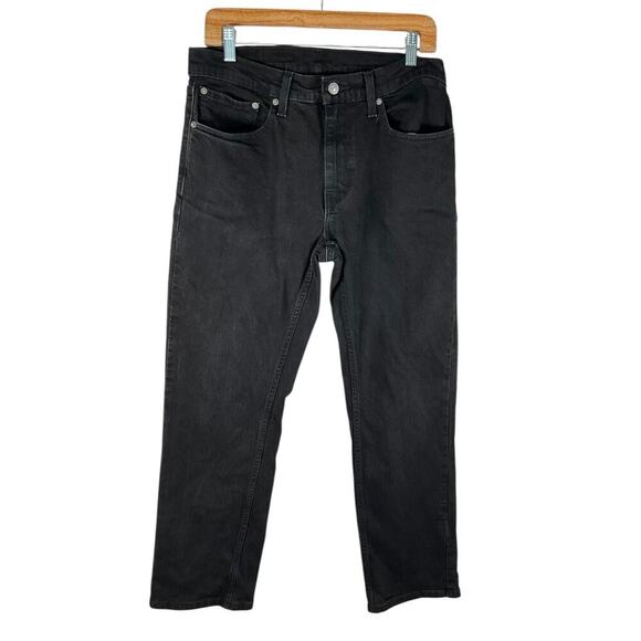 Levi's 559 W33 X L30 Mens Black Used Straight Leg Jeans Casual Work Wear - Picture 1 of 10